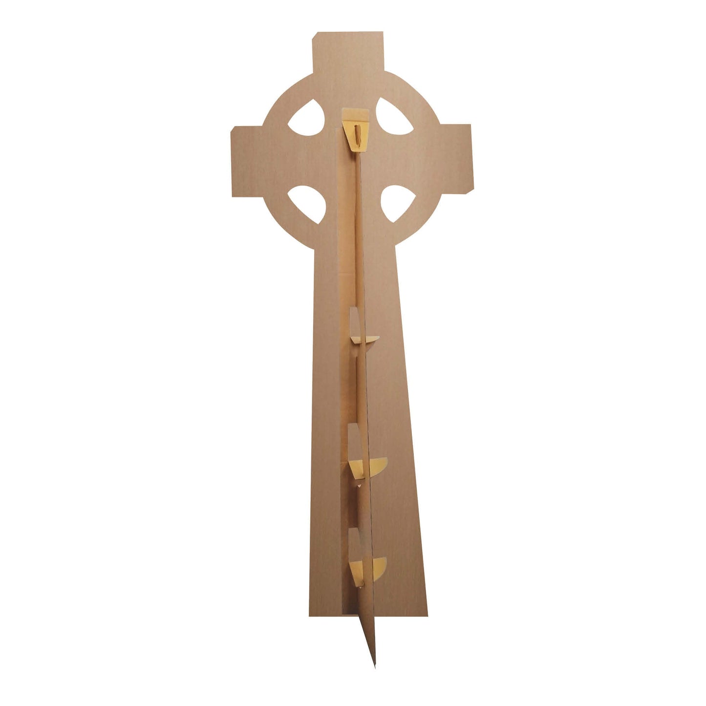 SC4959 Celtic Cross Black Silhouette Cardboard Cutout Height 174cm