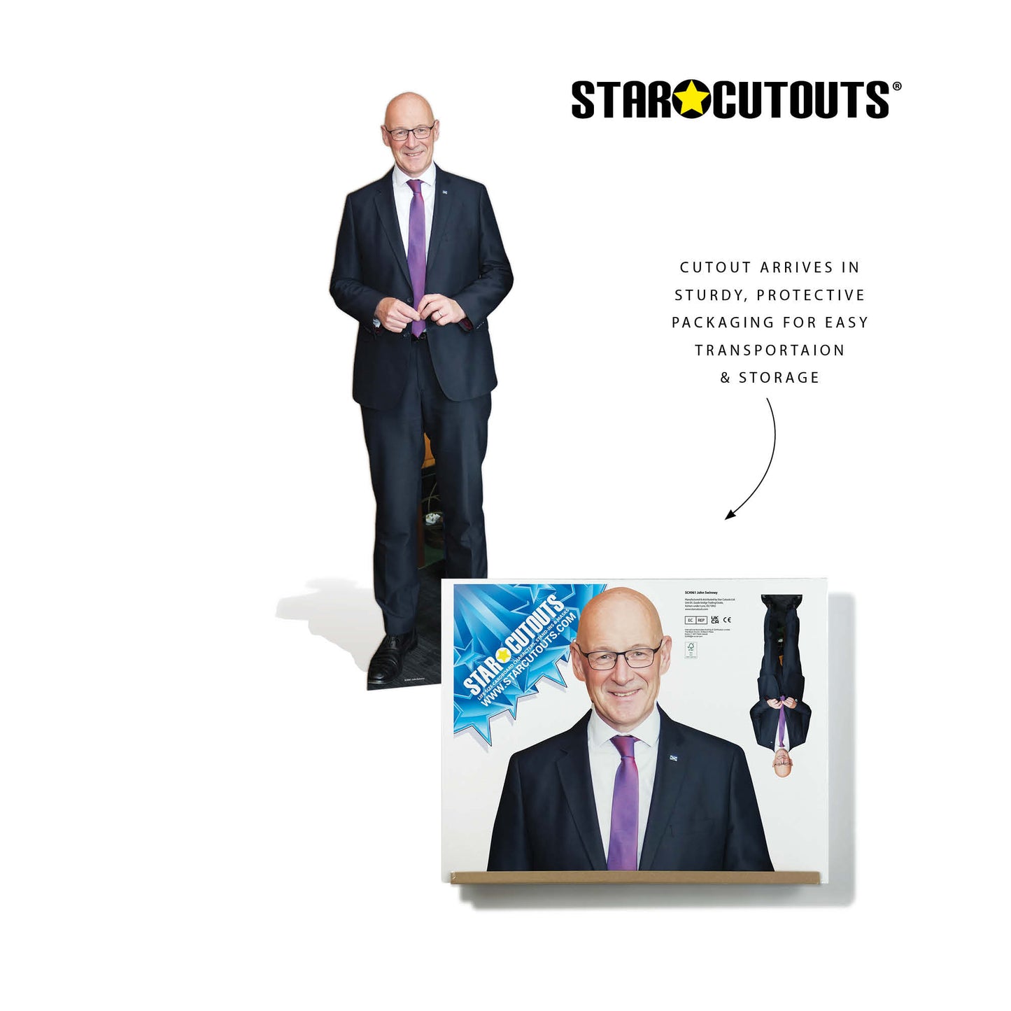 SC4961 John Swinney Lifesize Cardboard Cutout Height 185cm
