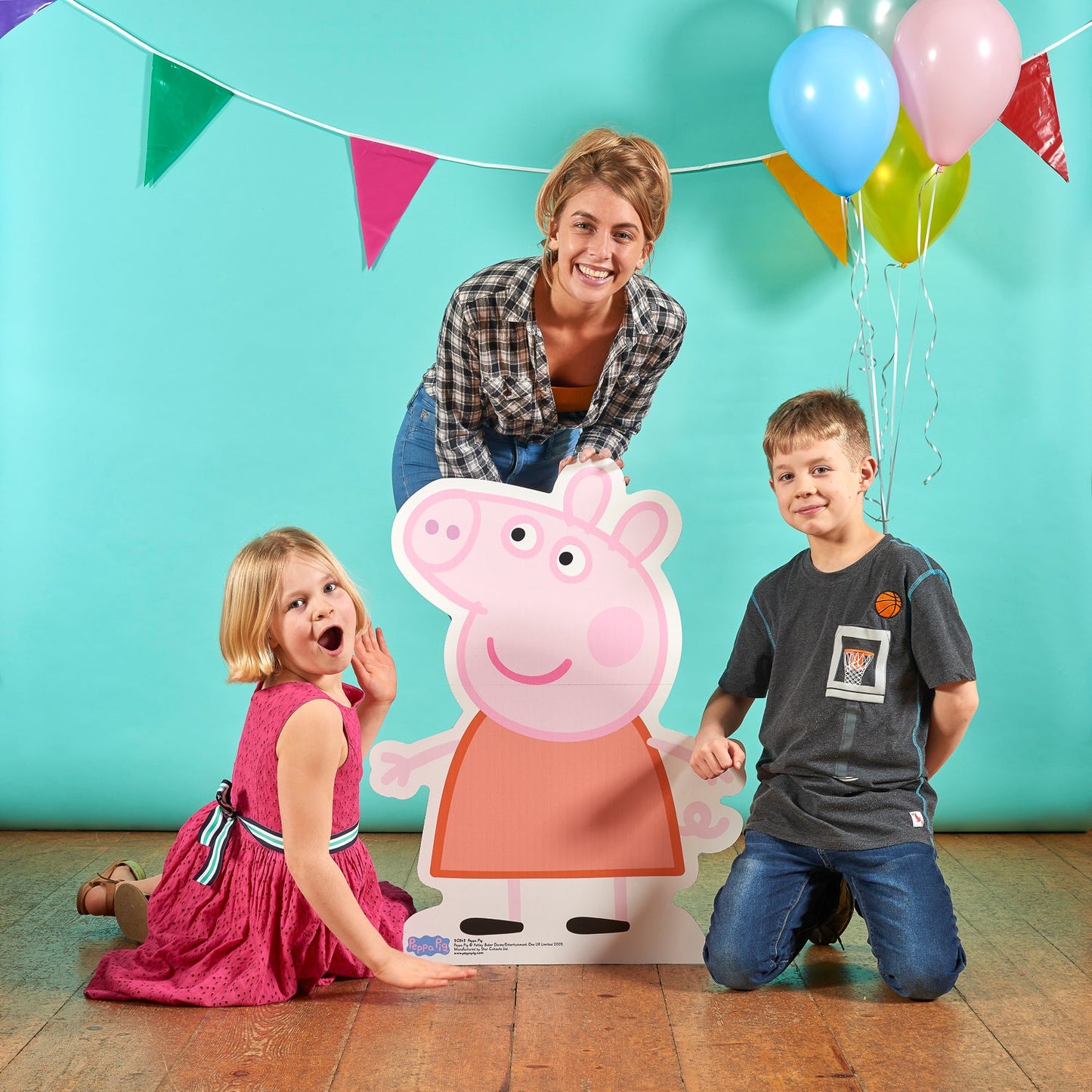 SC543 Peppa Pig (Star Mini Cut-out) Cardboard Cut Out Height 83cm