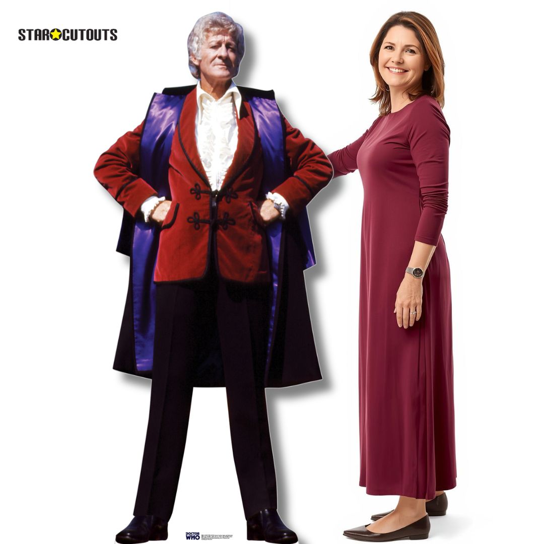 SC566 John Pertwee Cardboard Cut Out Height 189cm
