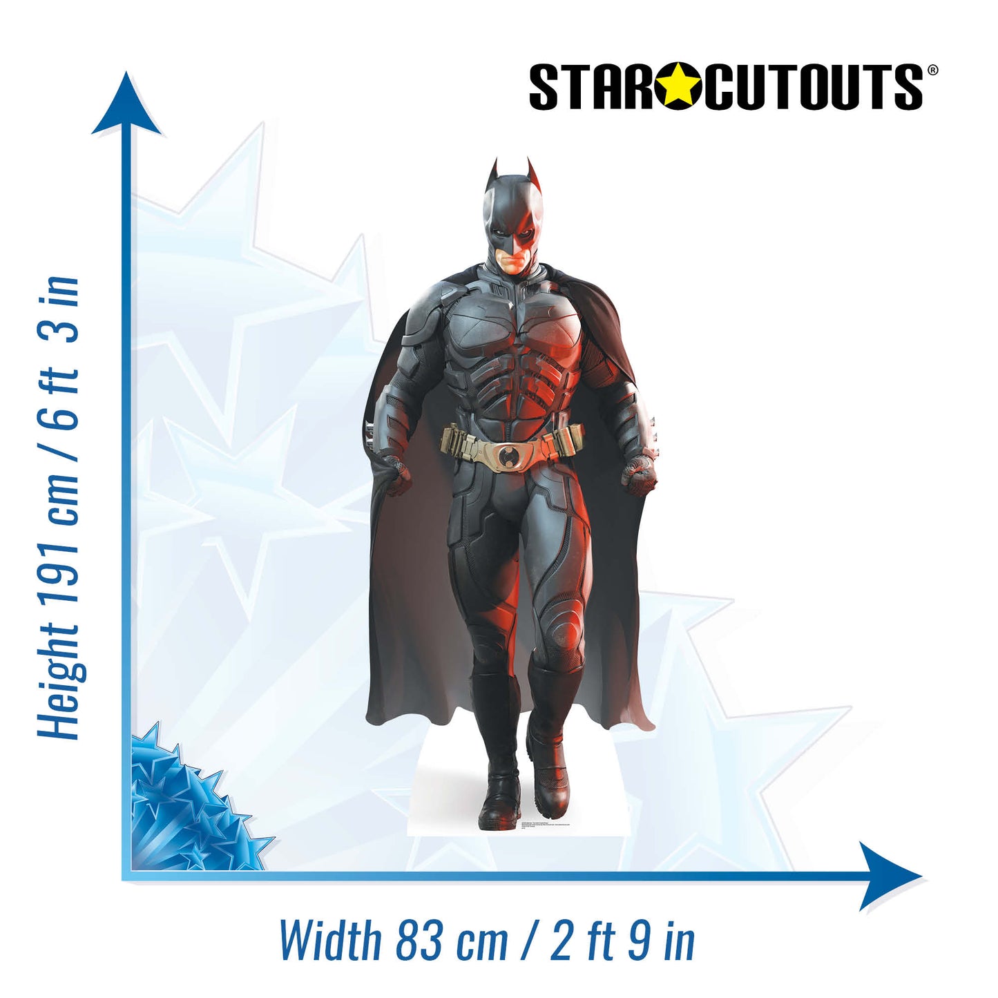 SC633 Batman 'The Dark Knight Rises' Cardboard Cut Out Height 191cm