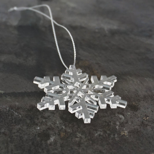 Outdoor Christmas Tree Decoration Snowflake Cheerful Festive Sparkling