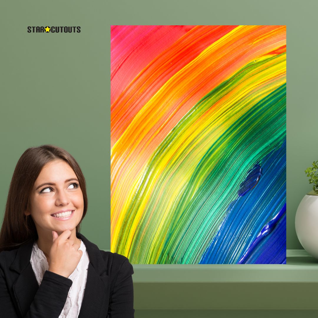 SCB001 -A1 Large Printed Rigid Rectangle Board, Poster, Sign Cardboard Cut Out Height 59.4cm