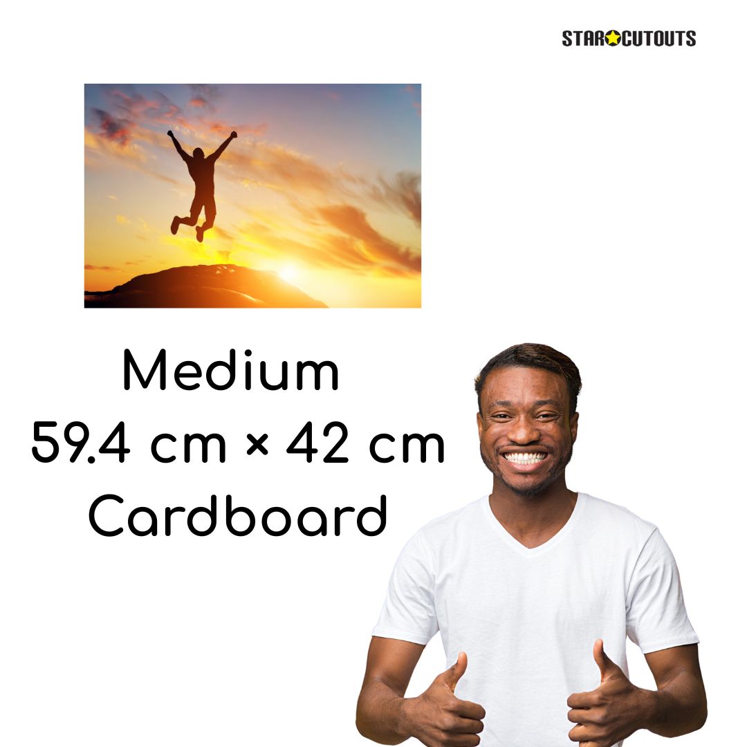 SCB002-A2 Medium Printed Rigid Rectangle Board, Poster, Sign Cardboard Cut Out Height 59.4cm