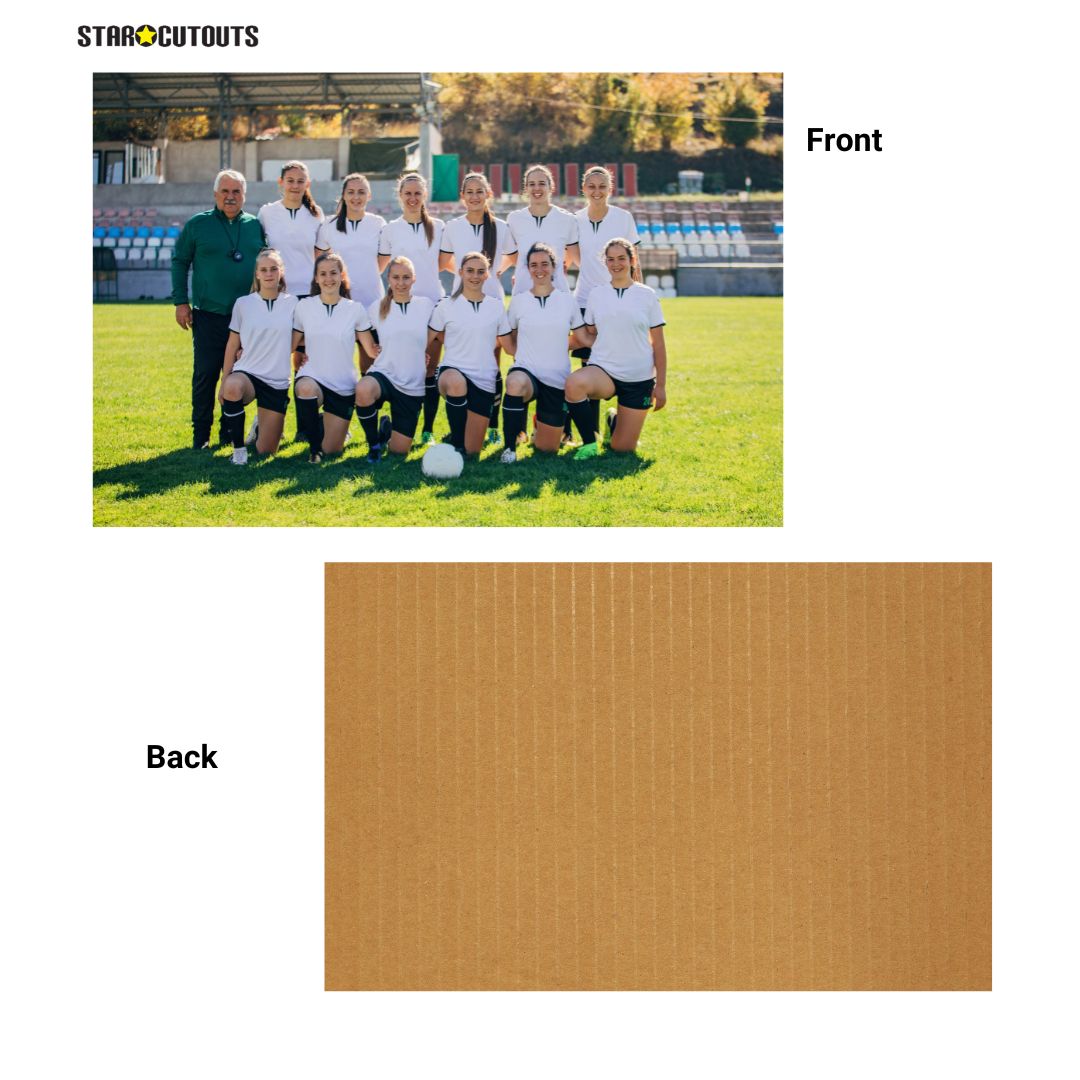 SCB002-A2 Medium Printed Rigid Rectangle Board, Poster, Sign Cardboard Cut Out Height 59.4cm