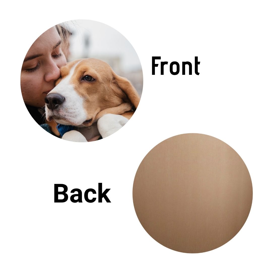 SCCIRCLE002 Medium Printed Rigid Circle Board, Poster, Sign Cardboard Height 58cm
