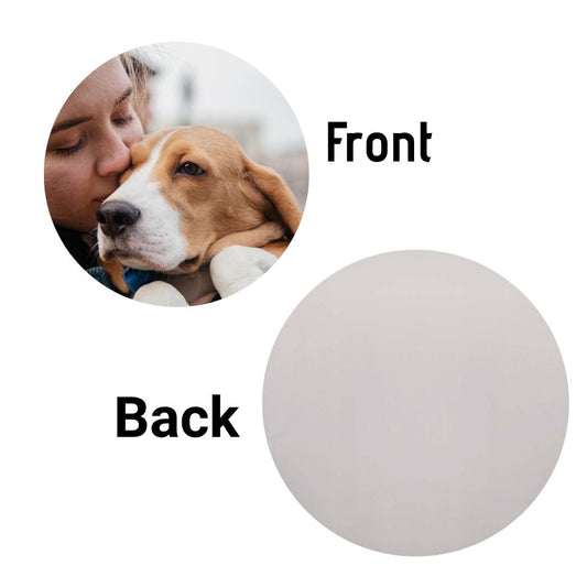 SCCIRCOR4 - Extra Large Printed Rigid Circle Correx Board, Poster, Sign Height 96cm