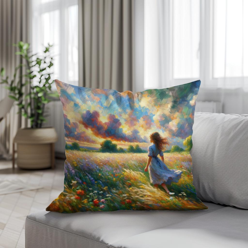 Youthful Reverie Cotton Cushion