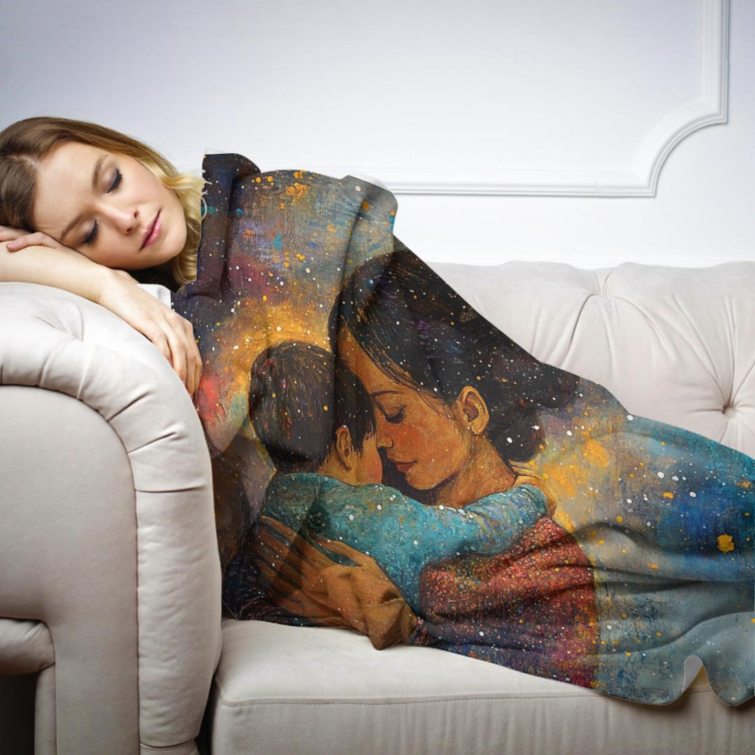 Mother and Child Starry Blanket