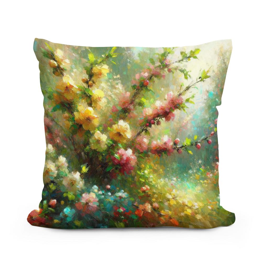 Spring Awakening Cotton Cushion