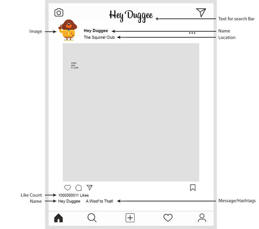 SF002 Selfie Frame Instagram Frame & Props Height 79.5 cm