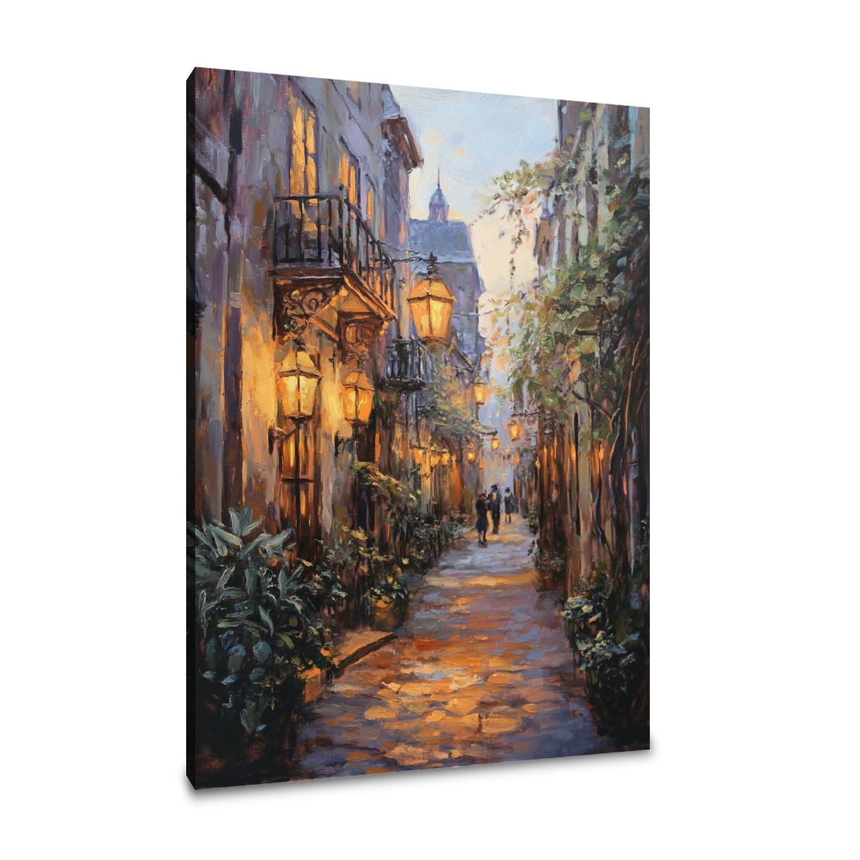 Cobblestone Nostalgia Canvas