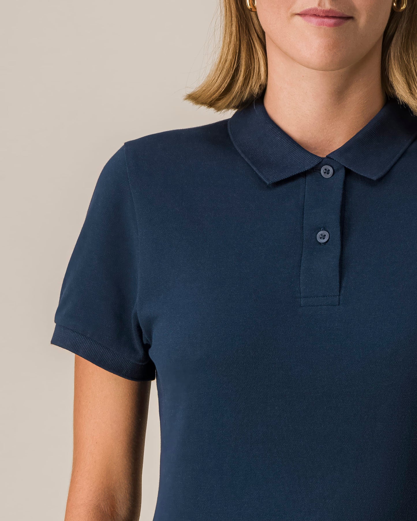 Organic Lightweight Polo Shirt: Womens