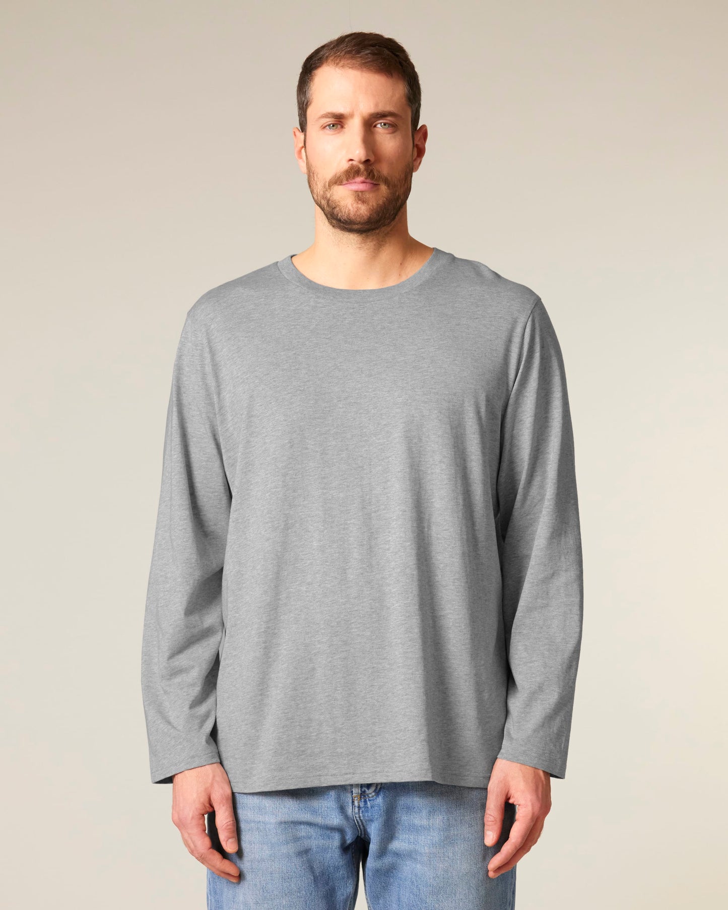 Organic Colours Long Sleeve T-shirt: Mens