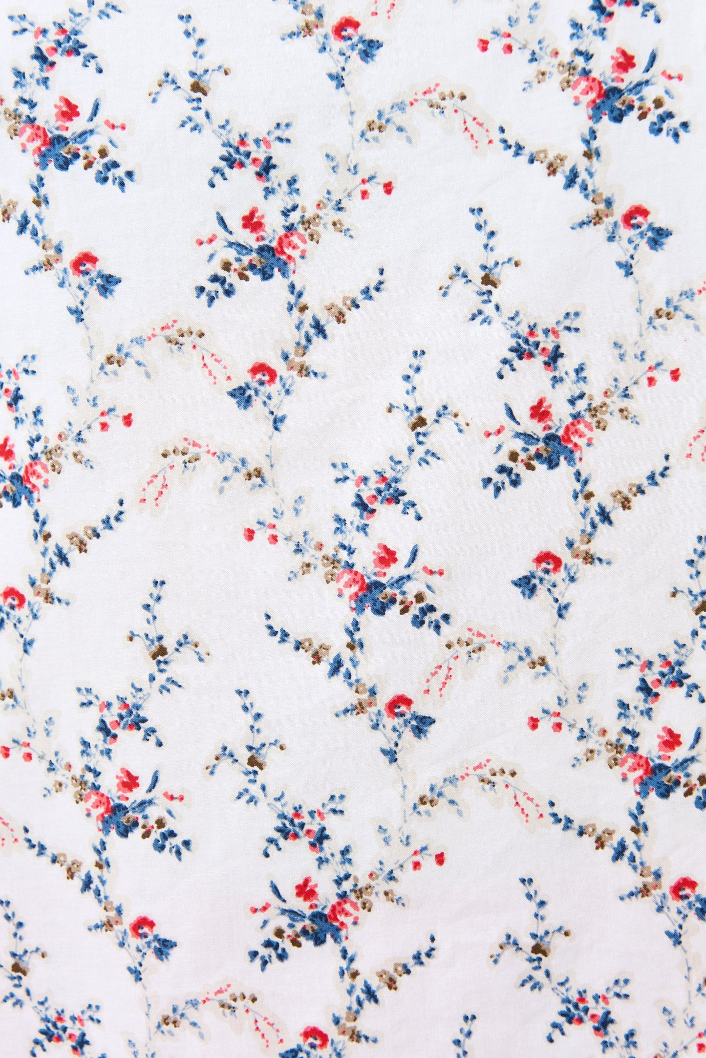 Cosima Regency Print Frill V-Neck Mini Dress