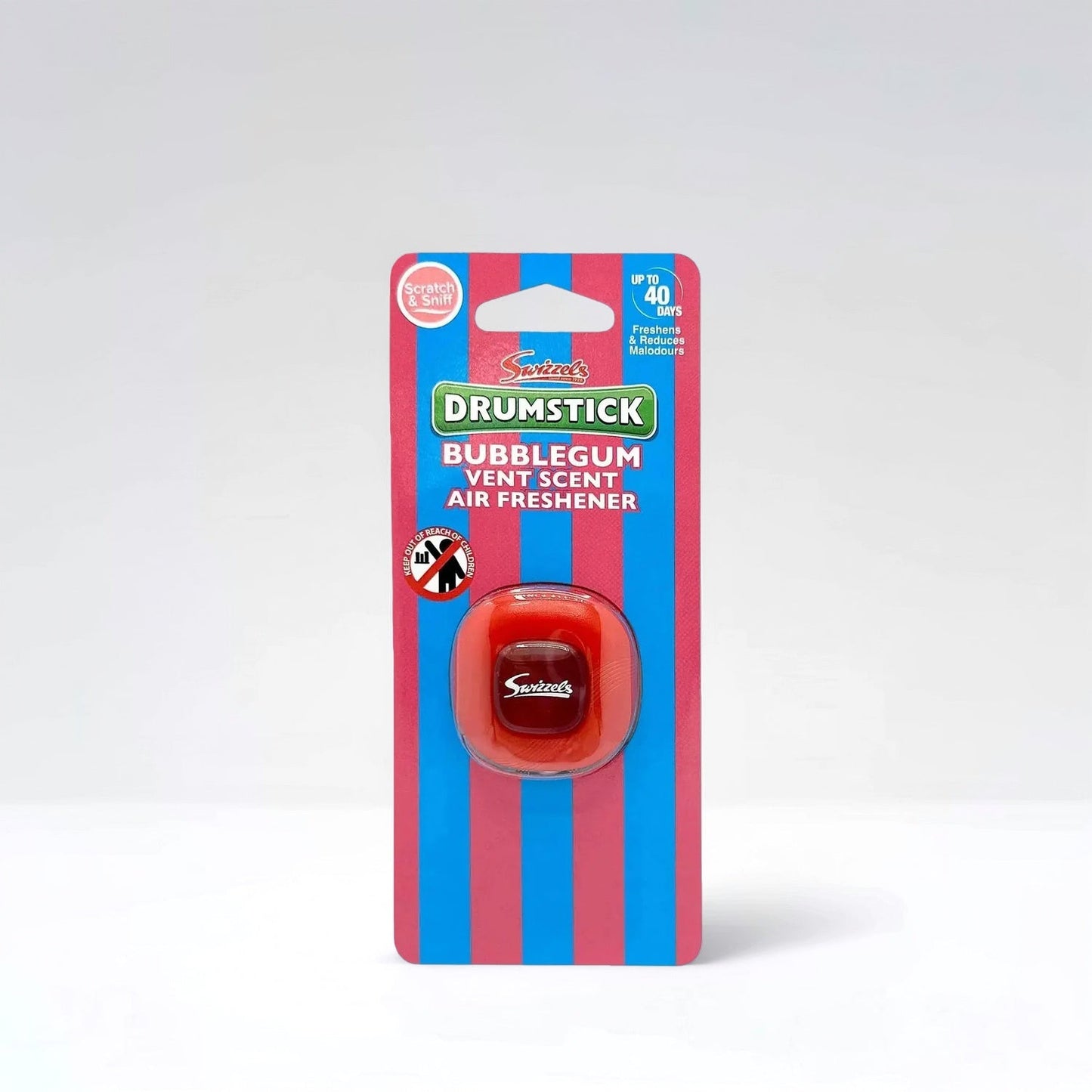 Swizzels Bubblegum Drumstick Single Vent Clip Car Air Freshener