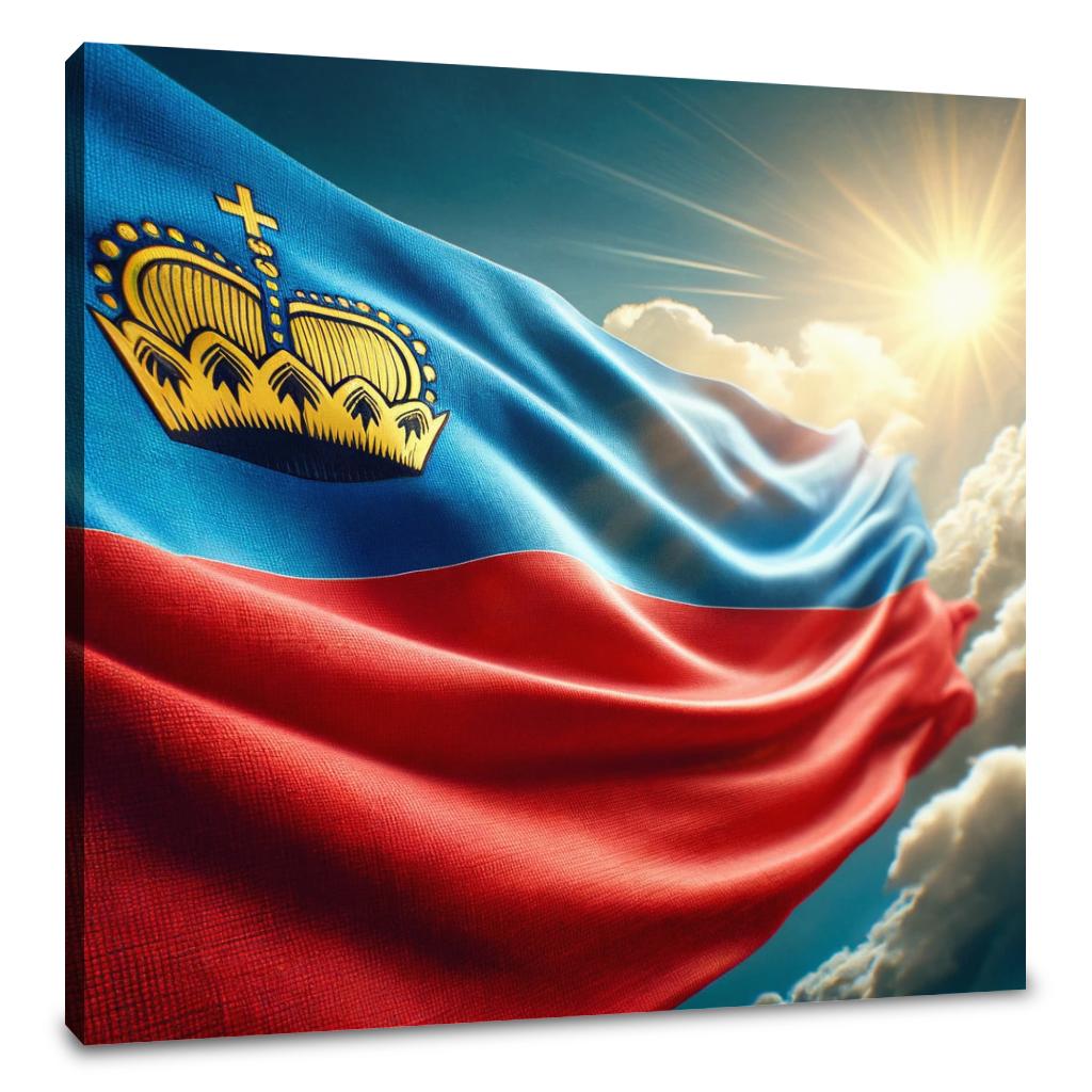 Liechtenstein Skyline Canvas