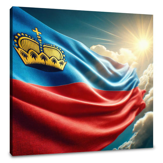 Liechtenstein Skyline Canvas