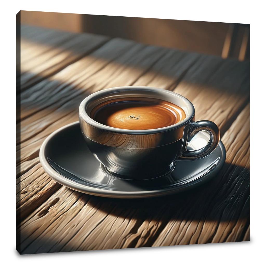 Espresso Elegance Canvas