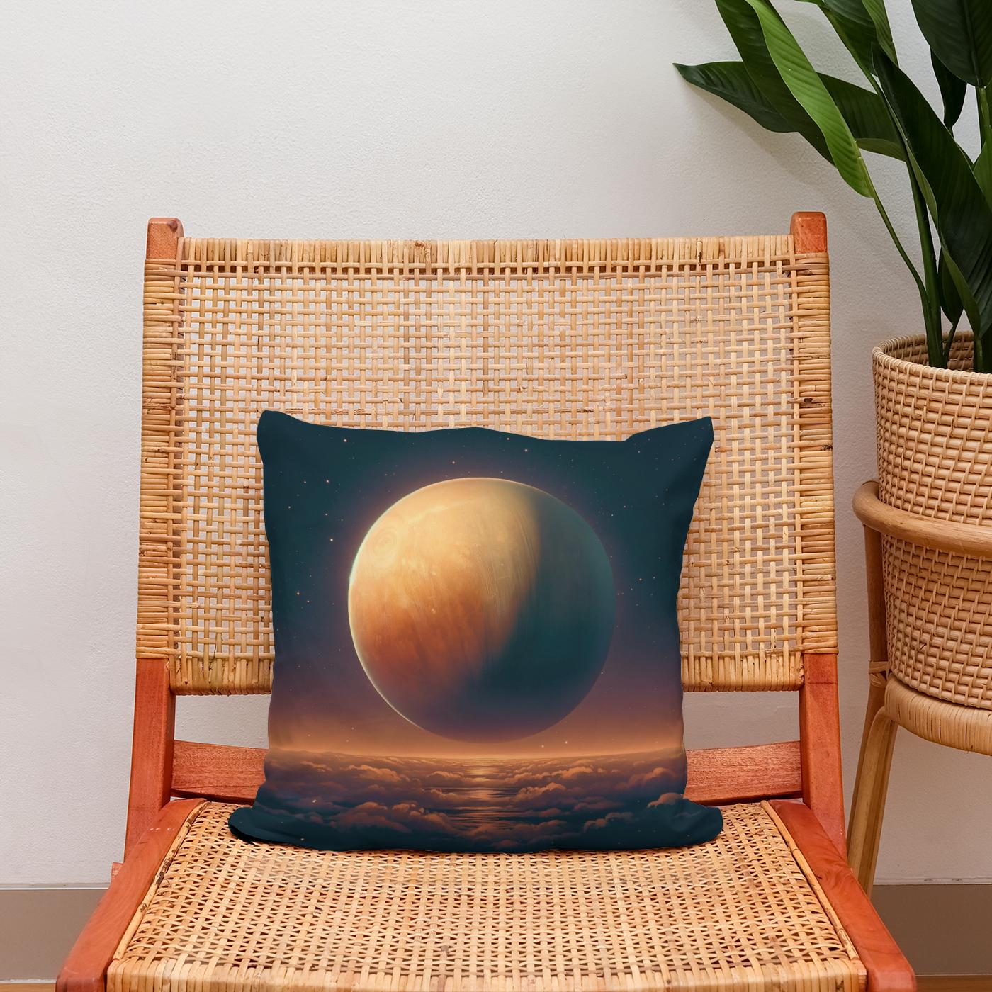 Titan's Hazy Enigma Cotton Cushion