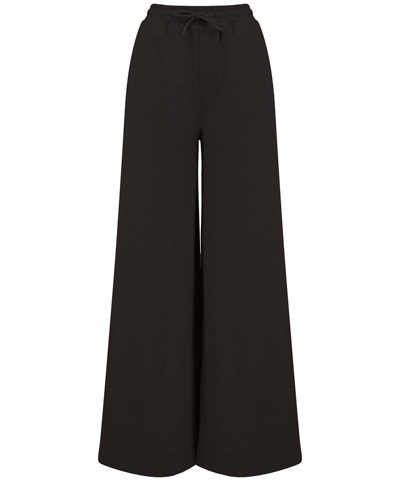 Regenerated Cotton Wide Leg Joggers: Womens