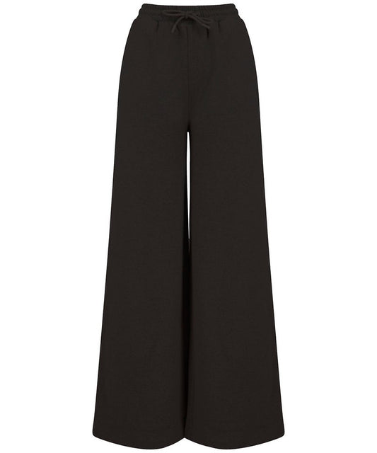 Regenerated Cotton Wide Leg Joggers: Womens