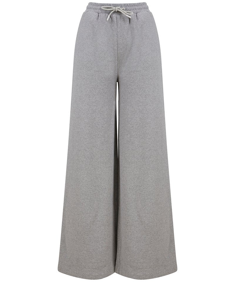 Regenerated Cotton Wide Leg Joggers: Womens