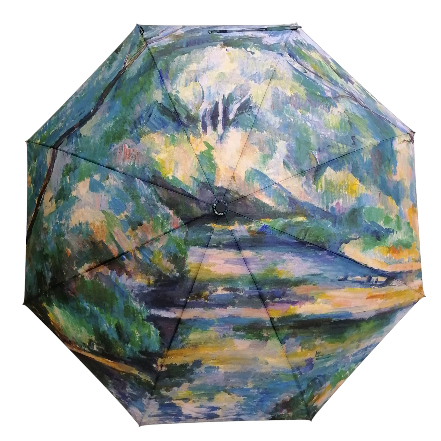 StormKing Folding Art Umbrella Cezanne The Brook  by Soake