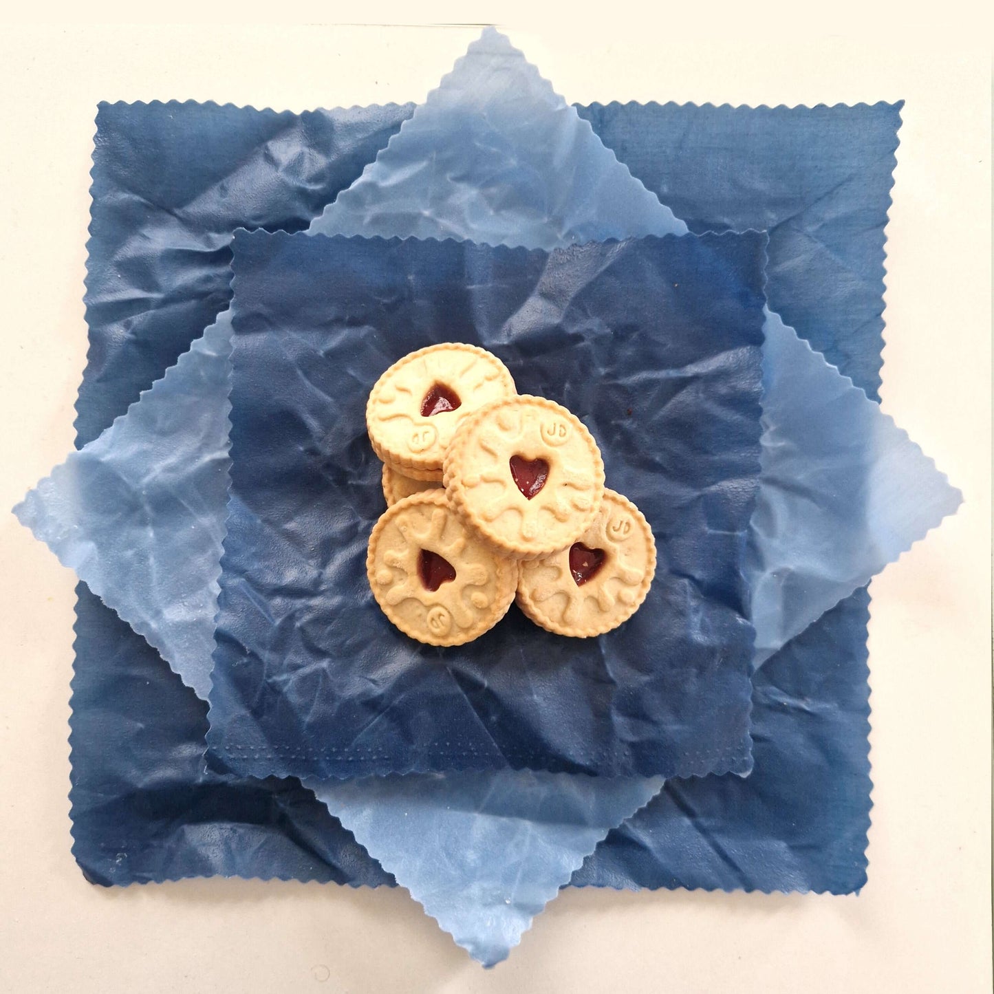 Honey Bee Good Set of 3 Handmade Beeswax Wraps | Earth Tones Sky