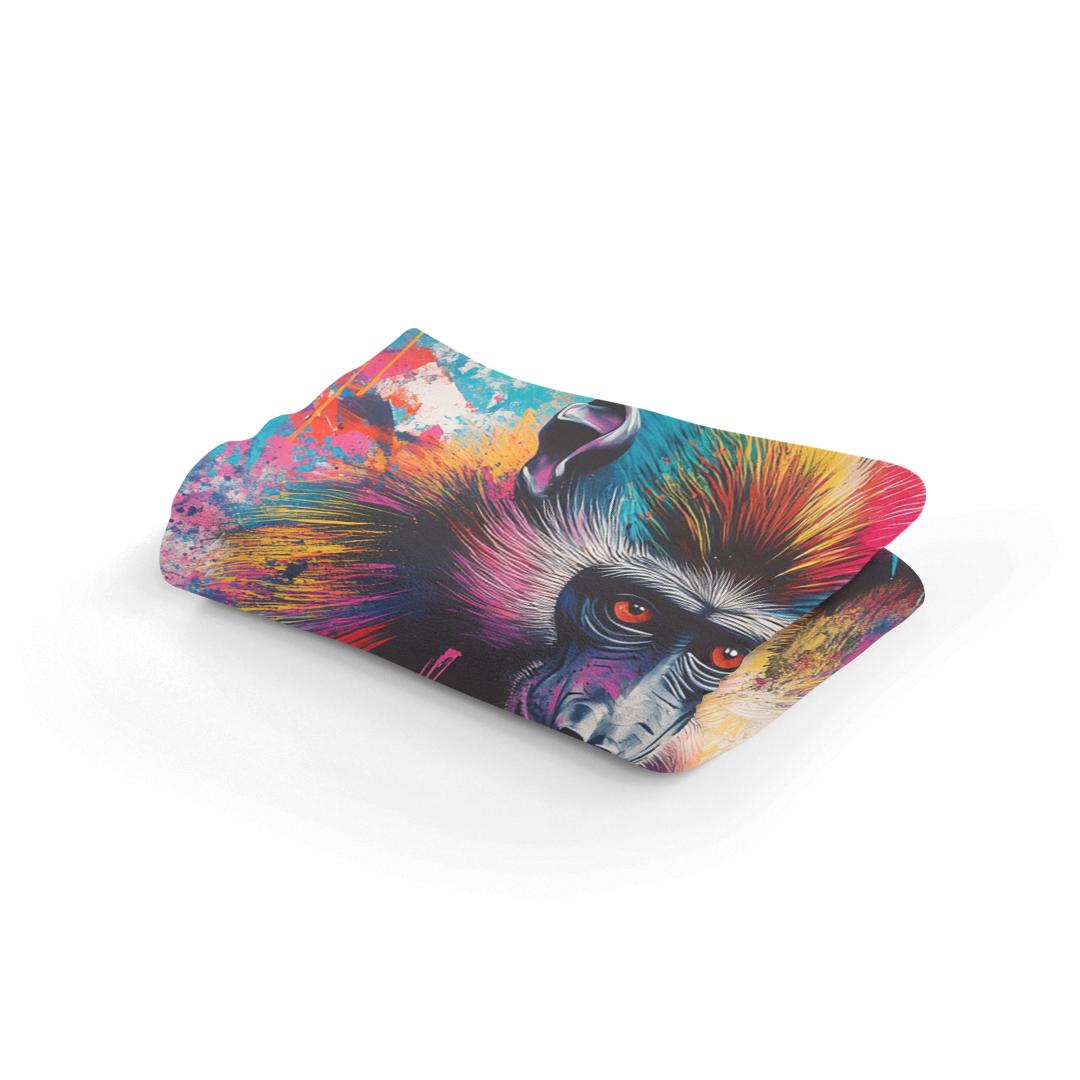 Rainbow Baboons Blanket