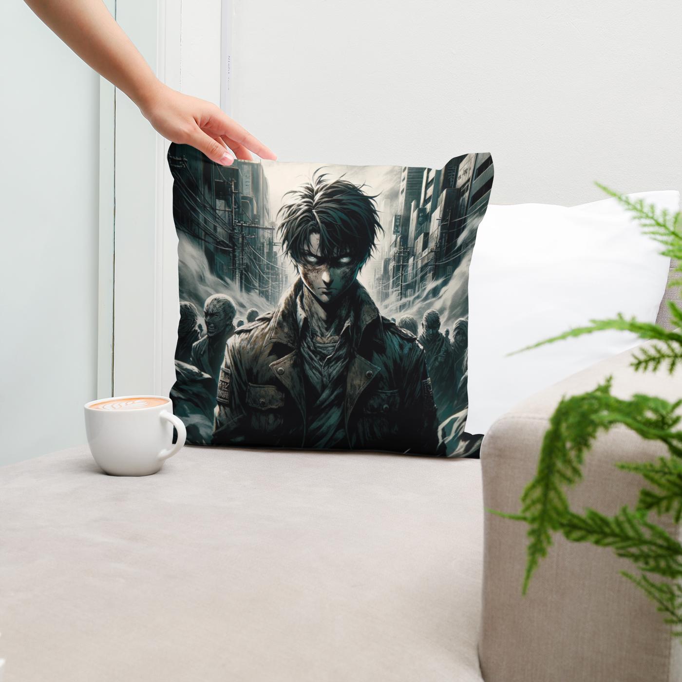Urban Conflict Cotton Cushion