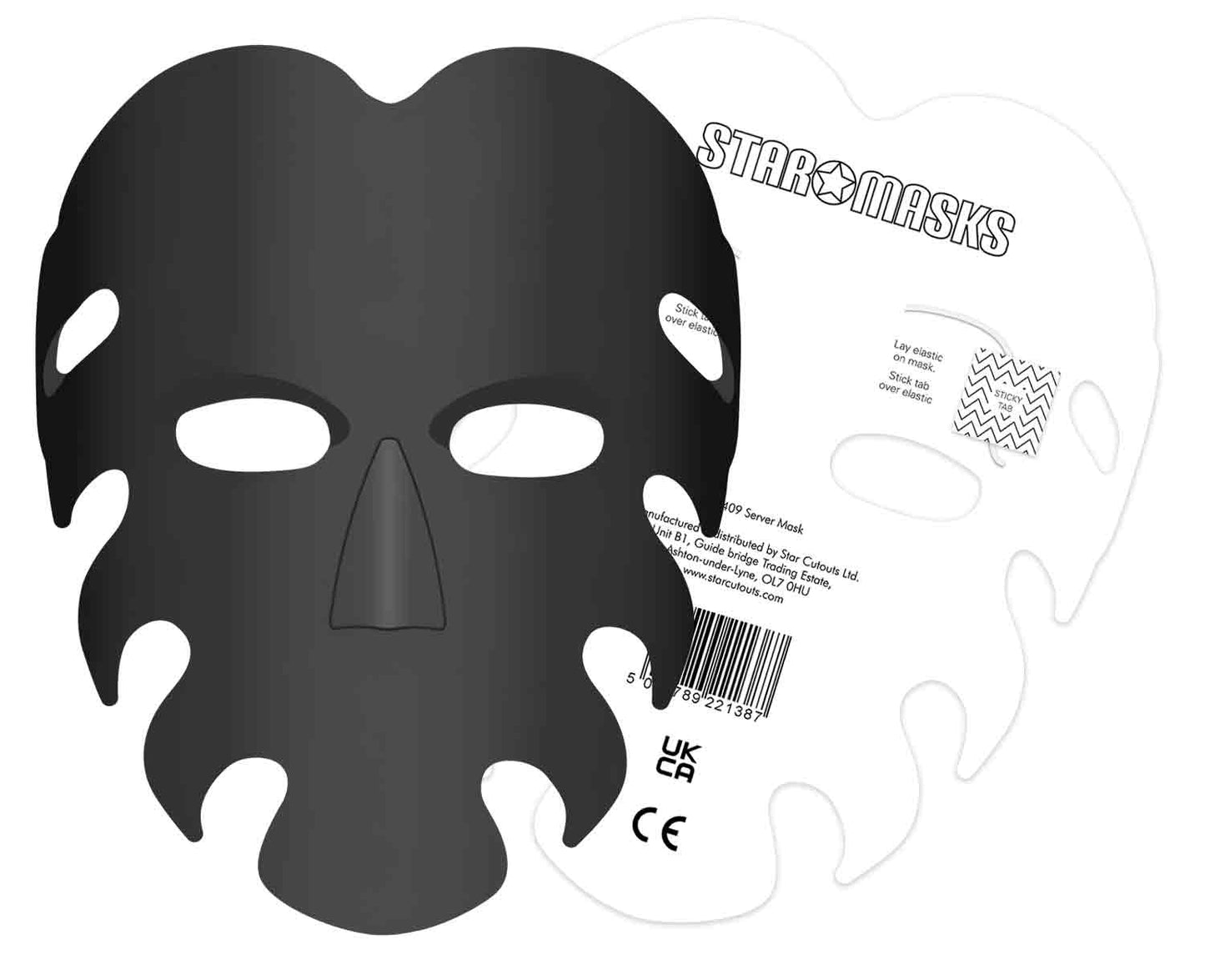 SM409 Server   Inspired  1D Flat    Star Party Single Face Mask