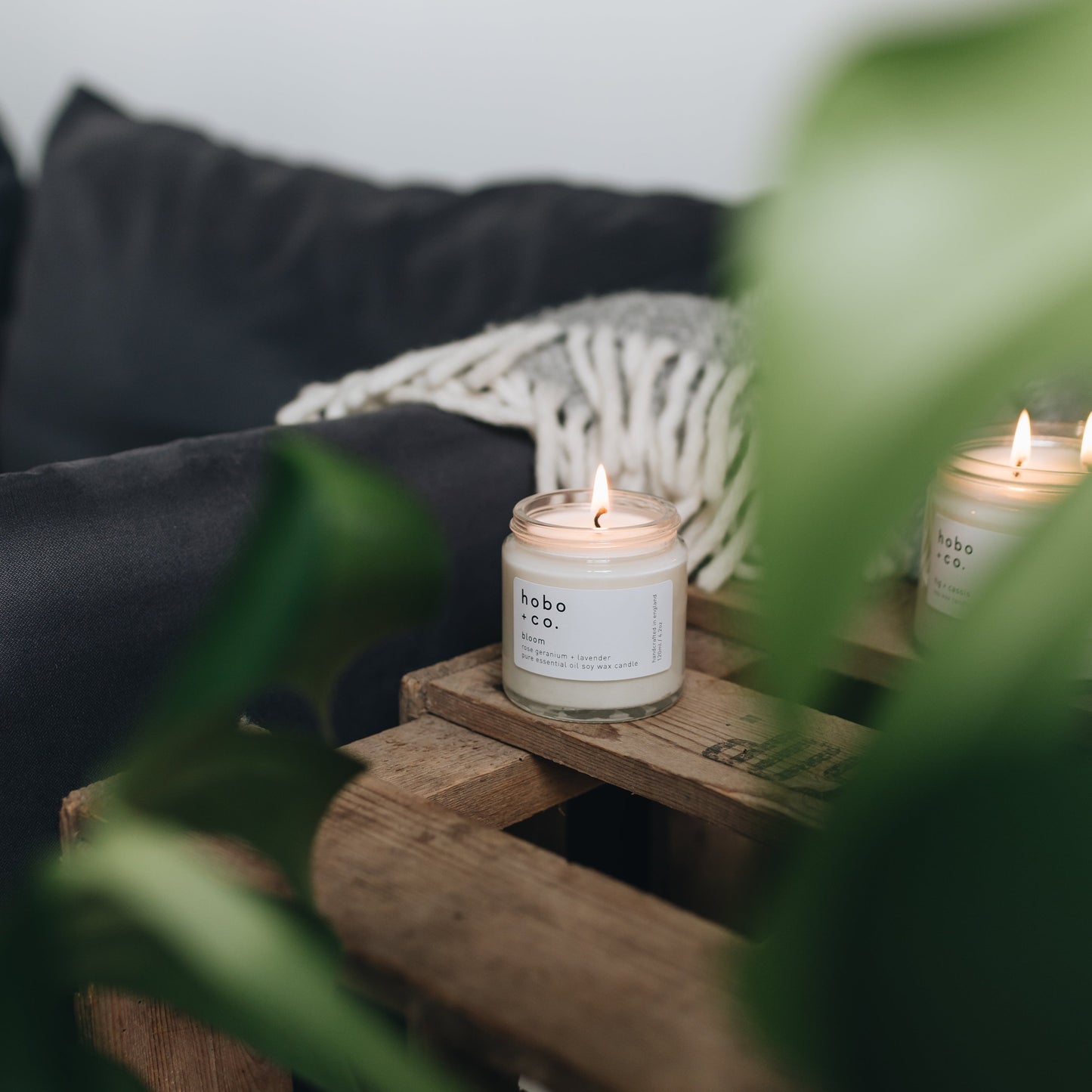 Bloom Small Aromatherapy Essential Oil Scented Soy Candle