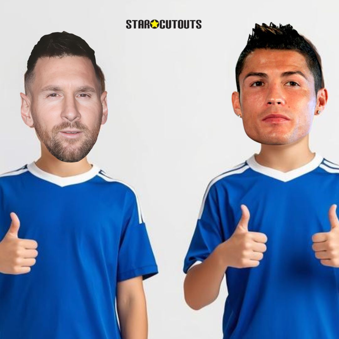 SMPWC1 World Champion World Cup 2026 Footballers Six Pack of Masks - Bellingham, Ronaldo,  Messi, Mbappe,  Kroos & Van Dijk