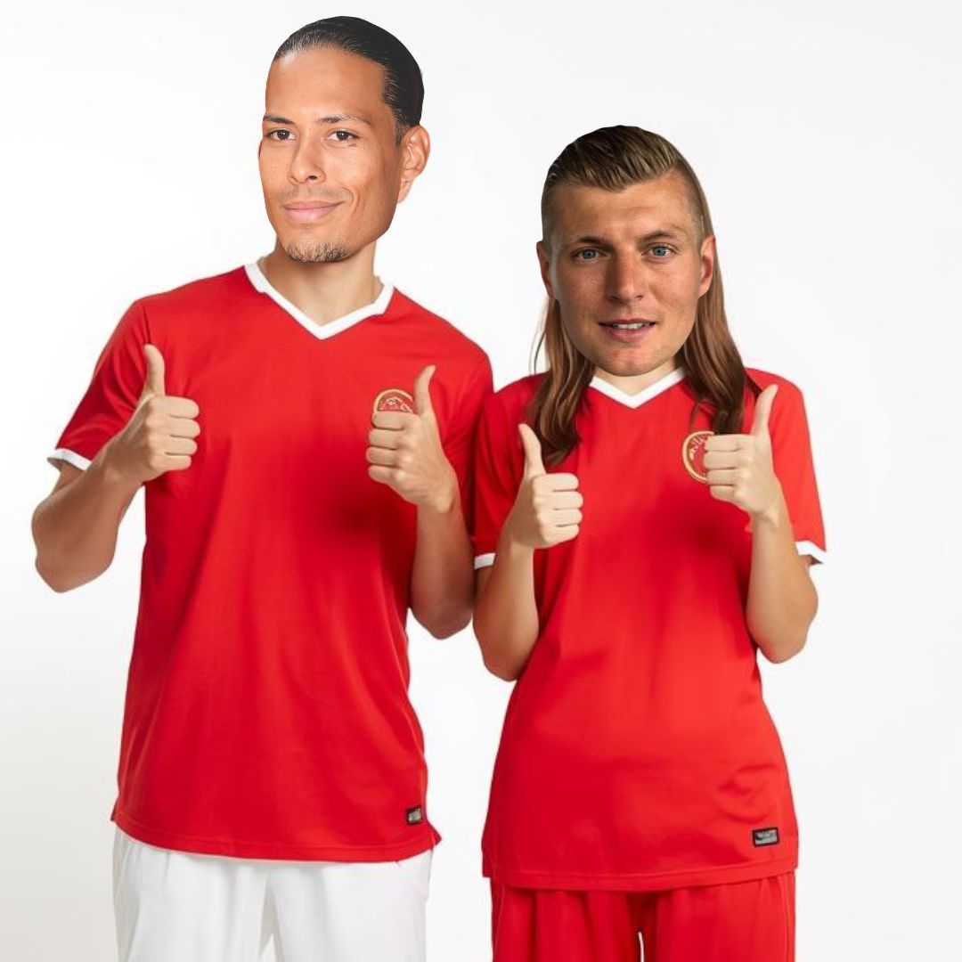SMPWC1 World Champion World Cup 2026 Footballers Six Pack of Masks - Bellingham, Ronaldo,  Messi, Mbappe,  Kroos & Van Dijk