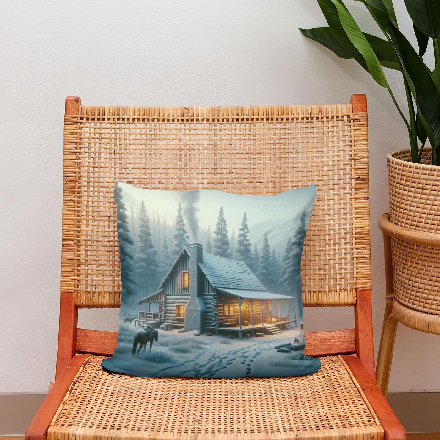 Whispering Pines Cotton Cushion