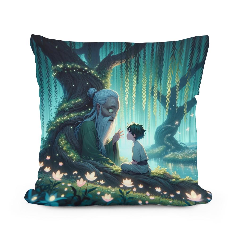 Whispering Willow's Secret Cotton Cushion