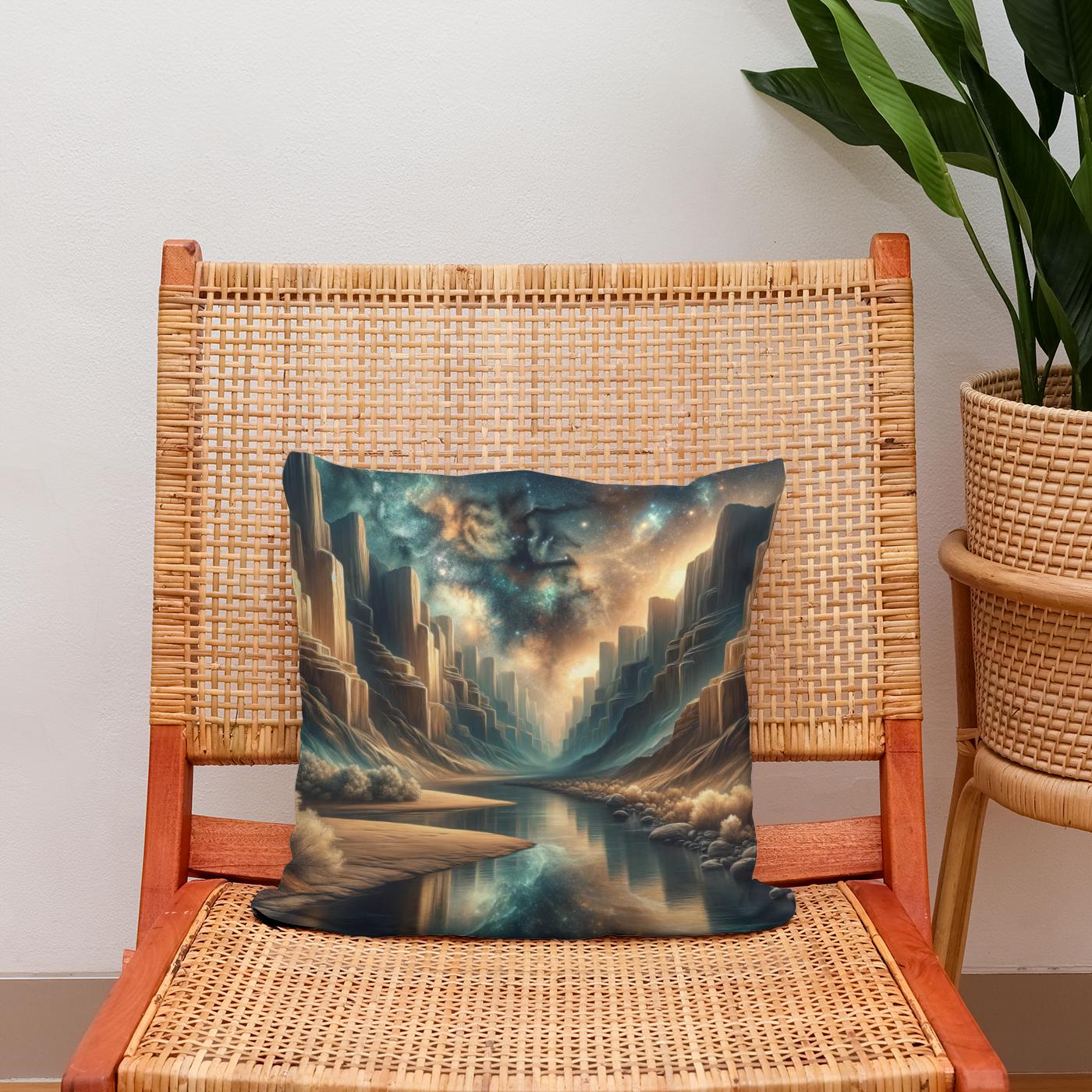 Cosmic Canyon Cotton Cushion