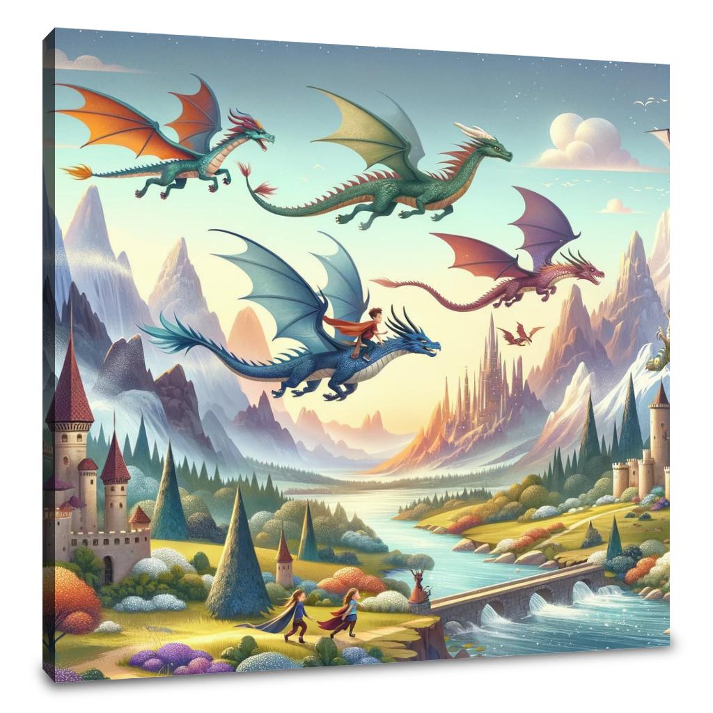 Dragon Riders Canvas