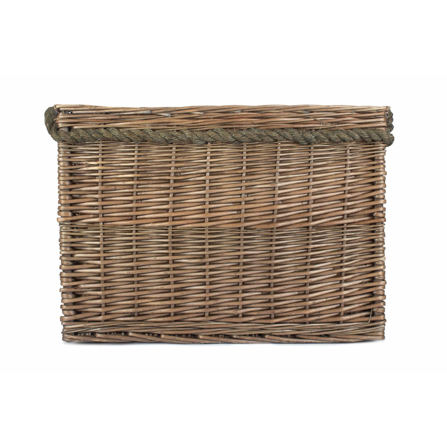 Medium Rectangular Rope Handled Log Basket