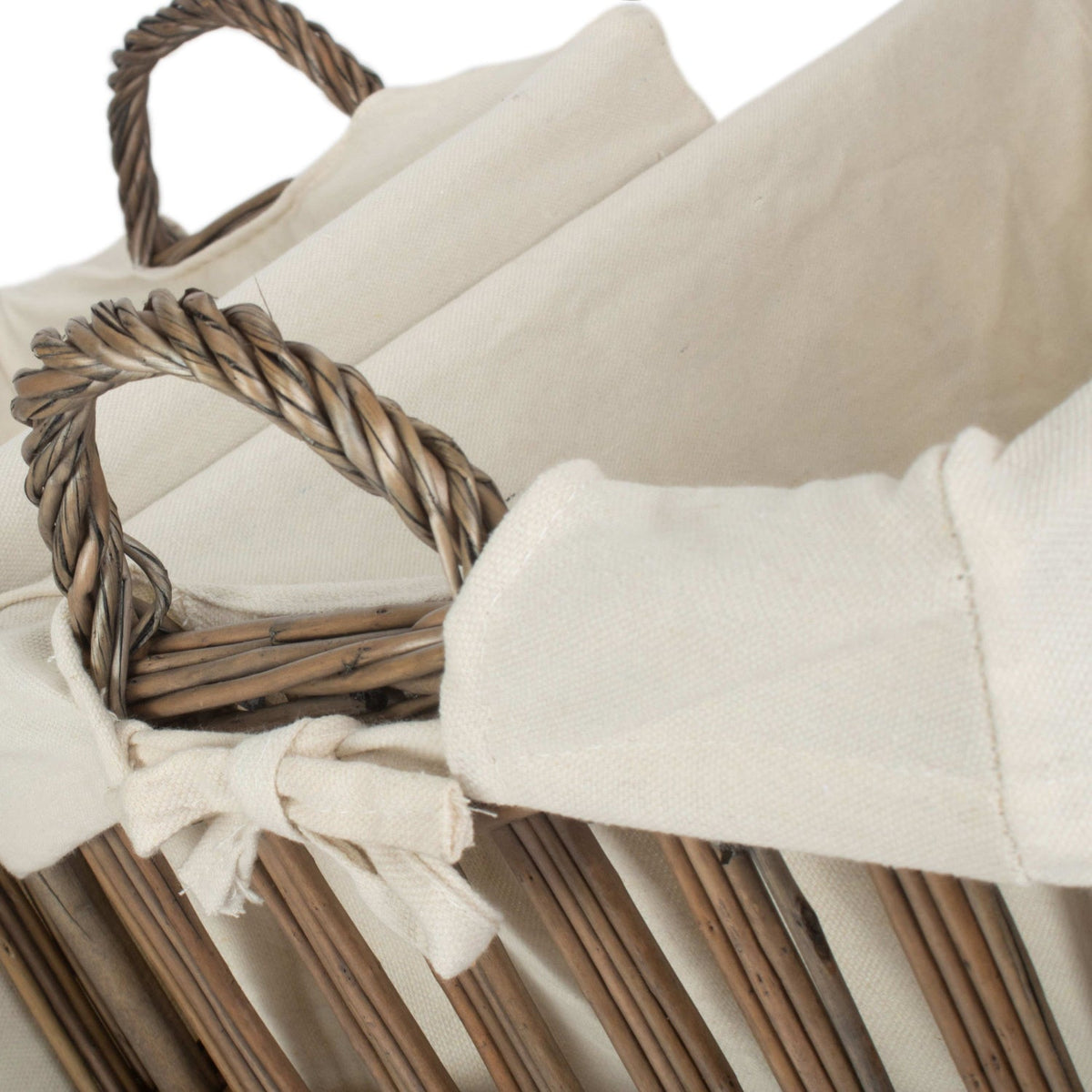 Malmö Openwork Laundry Storage Basket Set 2