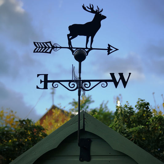 PoppyForge Stag Weathervane - British Made