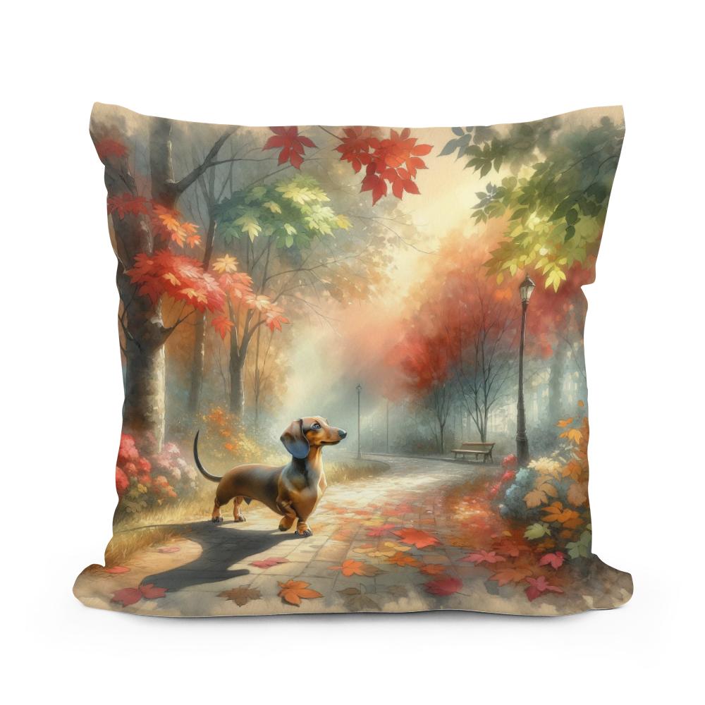 Autumn Stroll Cotton Cushion