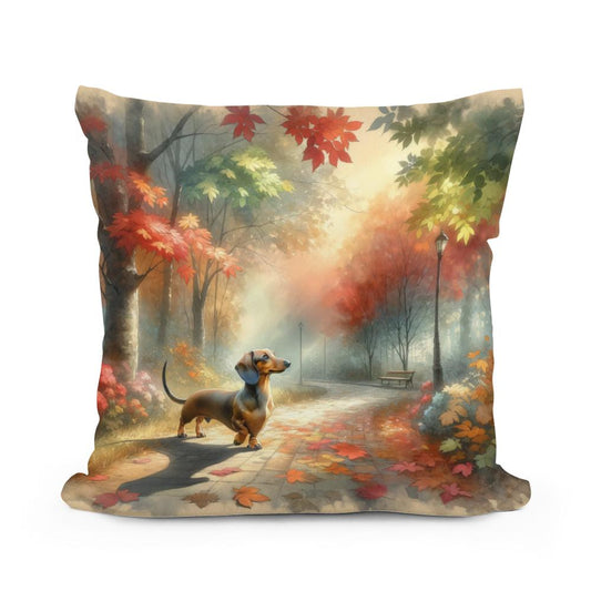 Autumn Stroll Cotton Cushion