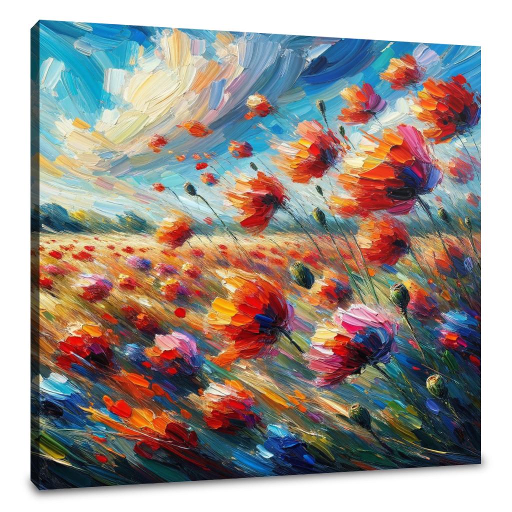 Whispering Poppies Canvas