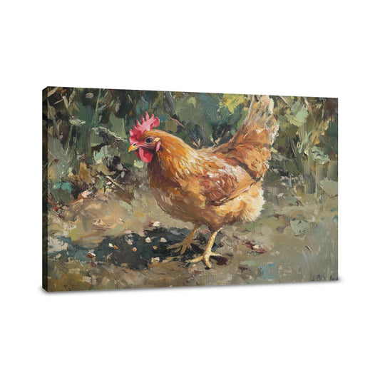 Pecking Chaos Canvas