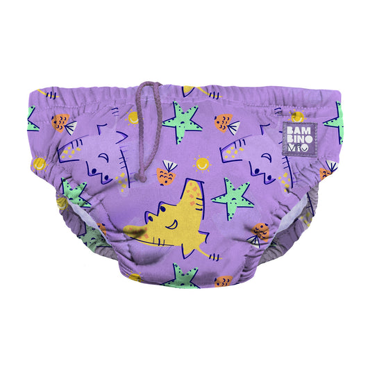 Reusable Swim Nappy in Flame