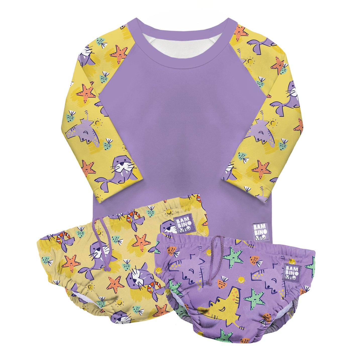 Reusable Swim Ready 3 Piece Set in Squad Squad