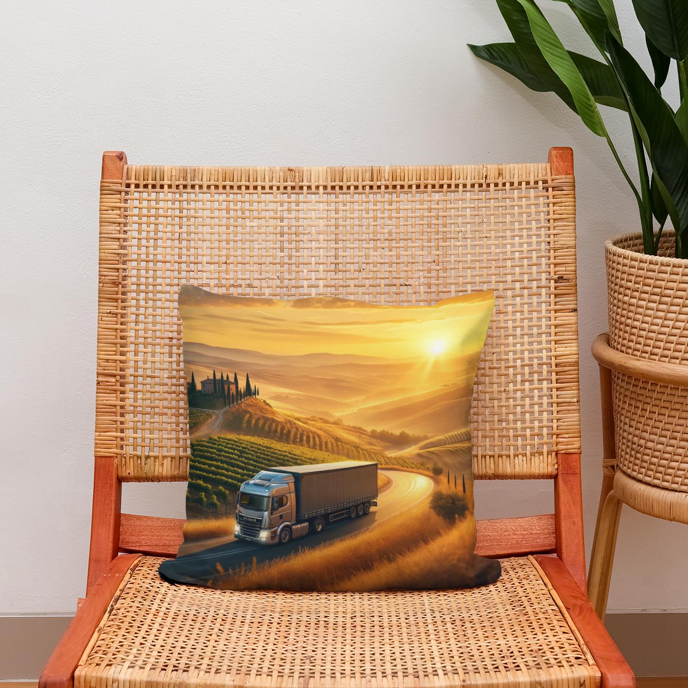 Tuscan Journey Cotton Cushion
