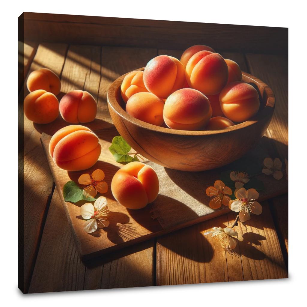 Sunlit Apricots Canvas